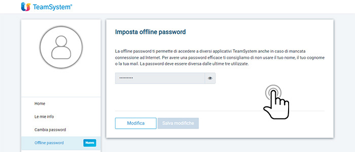 TS Experience &lt;br /&gt;Offline Password